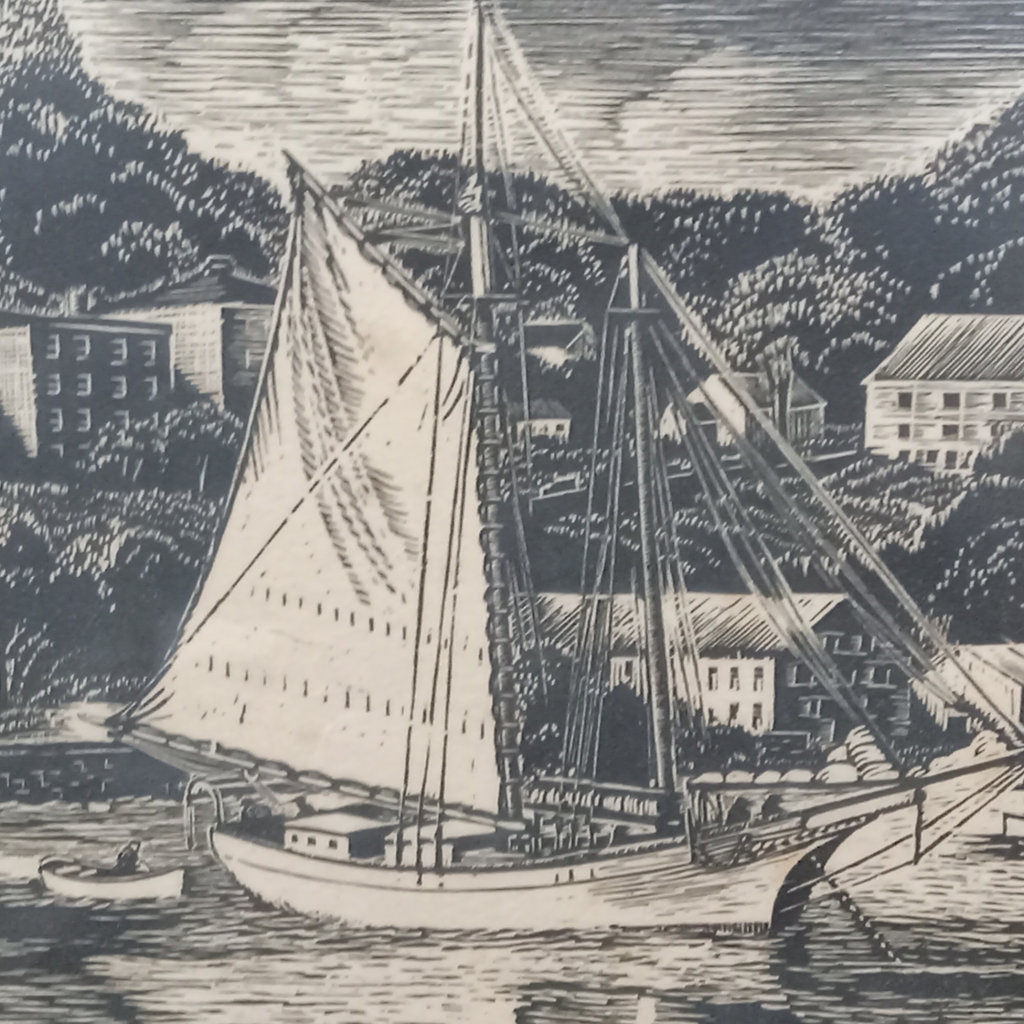 Carrol Thayer Berry Framed Wood Engravngs - image 11 of 15