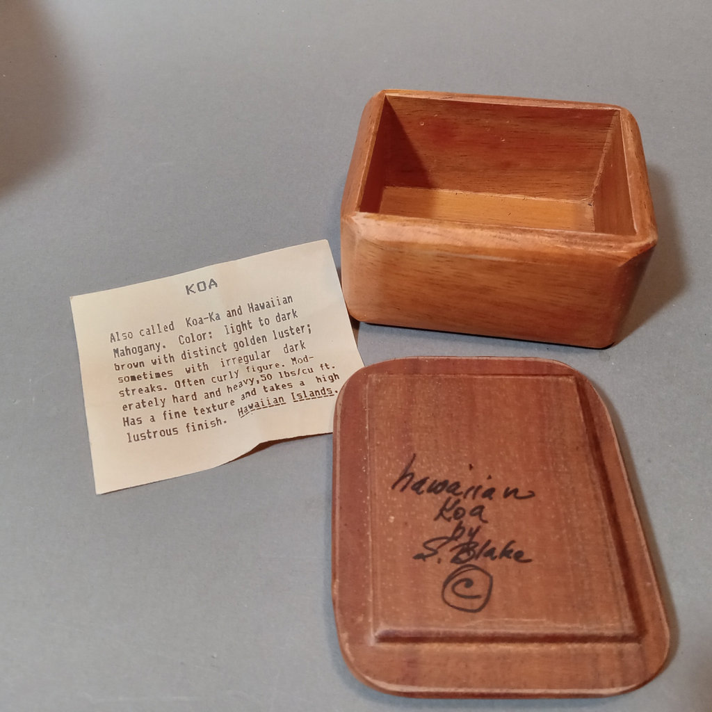 Handmade Koa Wood Boxes & More - image 10 of 20