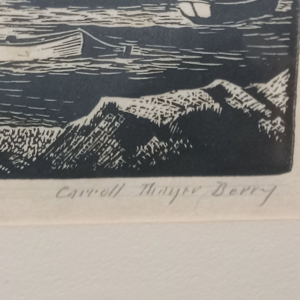 Carrol Thayer Berry Framed Wood Engravngs - image 14 of 15