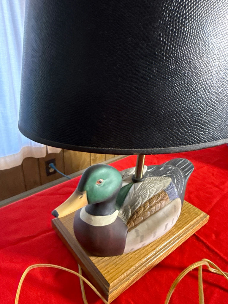 Duck Table Lamp with Black Shade - image 2 of 3