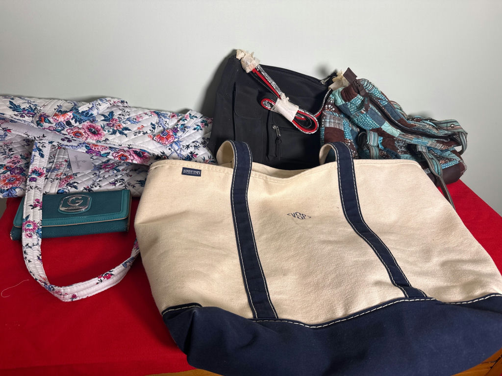 Assorted Tote Bags and Wallet - image 1 of 4