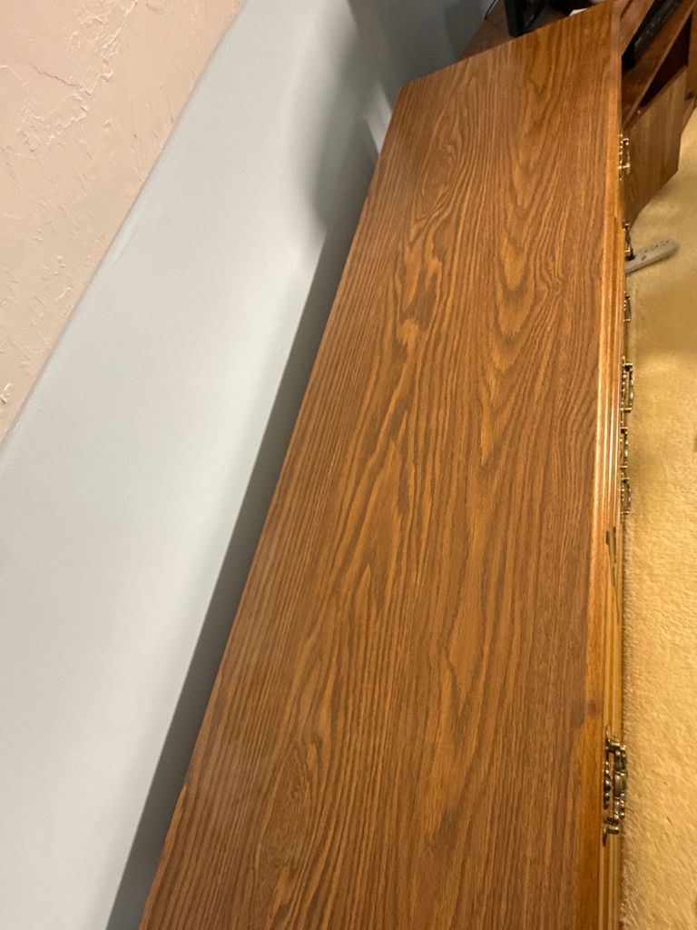 Wooden Nine-Drawer Dresser - located on 2nd floor. Bring help to move - image 3 of 3