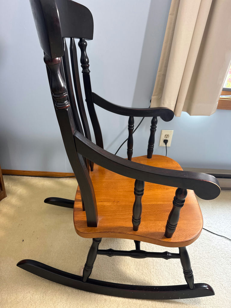 Wooden Windsor-Style Rocking Chair -located on 2nd floor - image 3 of 3