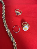 Necklace and Assorted Rings - thumbnail 2 of 3
