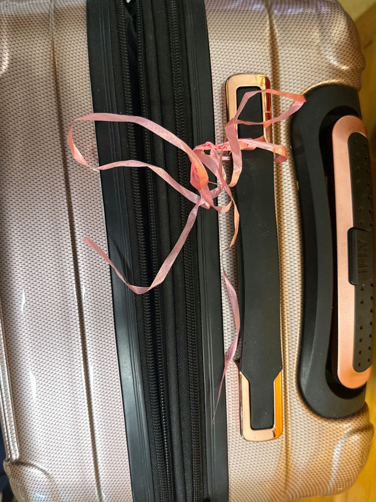 Rose Gold Hard Shell Rolling Suitcase - image 2 of 3