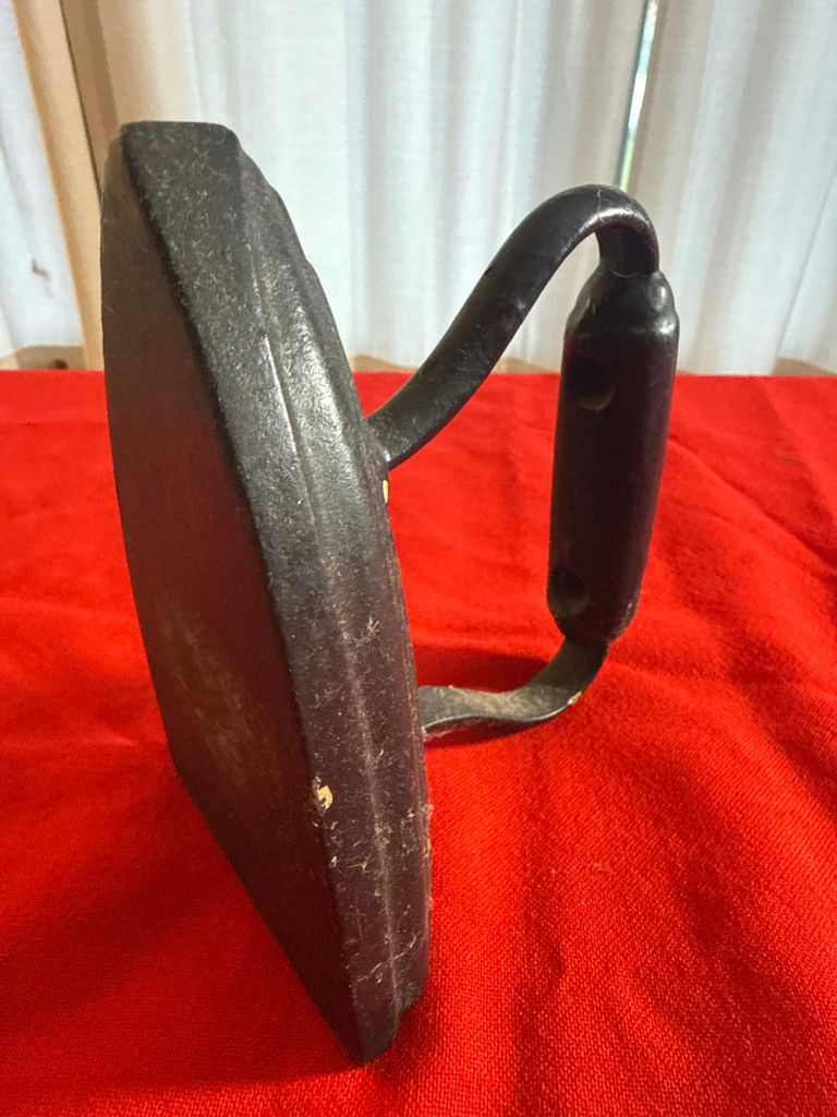 Vintage Cast Iron Flat Iron door stopper - image 2 of 2