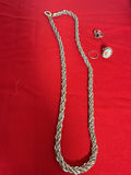 Necklace and Assorted Rings - thumbnail 1 of 3