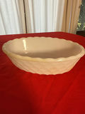 Two Oval Milk Glass Serving Dishes - thumbnail 3 of 5