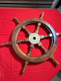 Wooden ship wheel - thumbnail 1 of 2