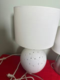 Two Table Lamps With White Shades - thumbnail 3 of 3