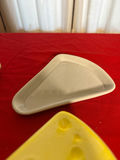 Ceramic Purse-Shaped Container and Cheese Wedge Butter Dish - thumbnail 3 of 4