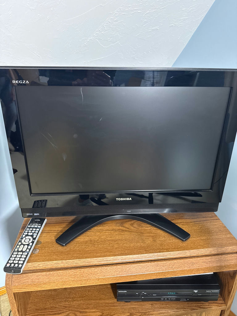 Toshiba REGZA Television with Remote and Technicolor Cable Box - located on 2nd floor - image 3 of 3