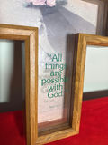 Wooden Cross Wall Decor with Bible Verse - thumbnail 2 of 2
