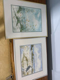 Set of Three Framed Coastal Scene Prints - thumbnail 1 of 3