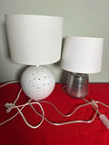 Two Table Lamps With White Shades - thumbnail 1 of 3