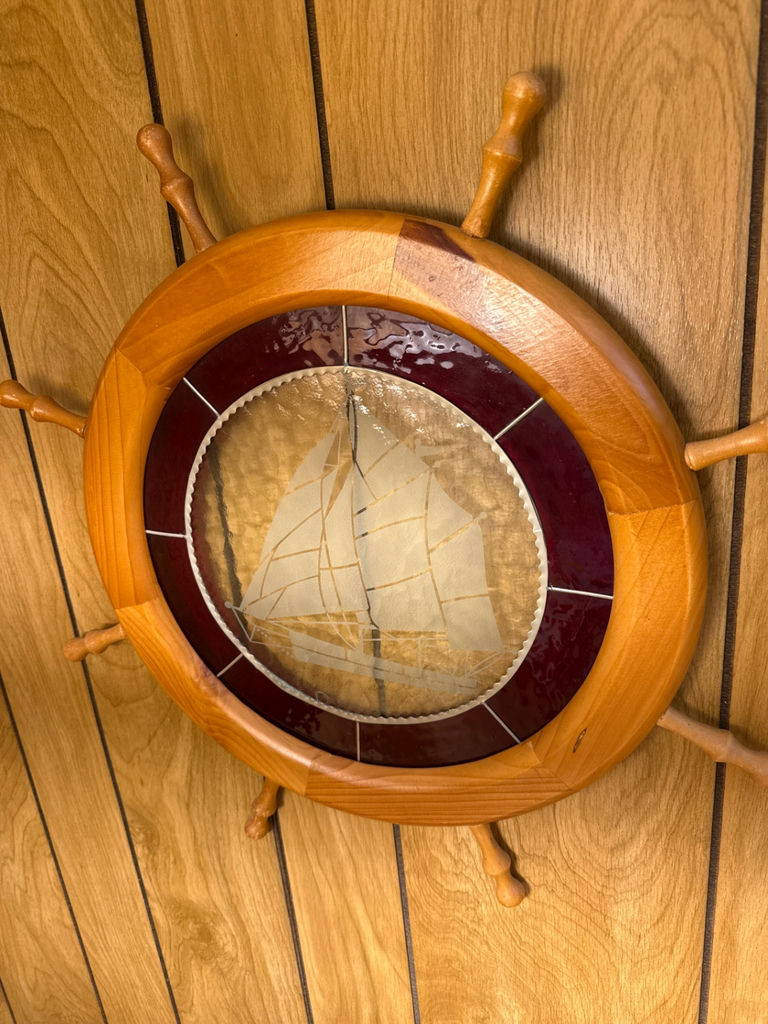 Nautical Ship Wheel Wall Decor - image 2 of 2