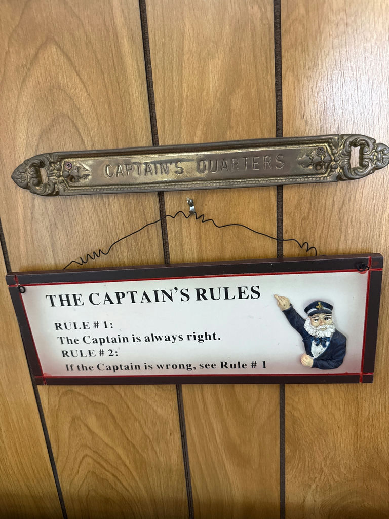 Captain's Quarters Signs - image 1 of 1