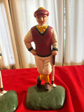 Pair of Golfer Figurines door stoppers - thumbnail 2 of 4