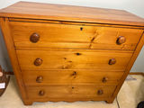 Wooden Four-Drawer Dresser - located on 2nd floor. Bring help to move - thumbnail 1 of 3