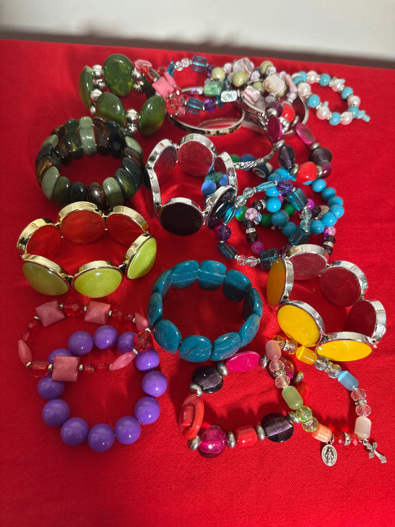 Assorted Colorful Fashion Bracelets - image 1 of 4