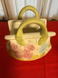 Ceramic Purse-Shaped Container and Cheese Wedge Butter Dish - thumbnail 4 of 4