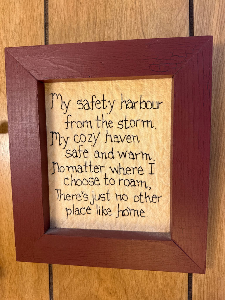 Framed Home Quote Wall Art - image 1 of 1