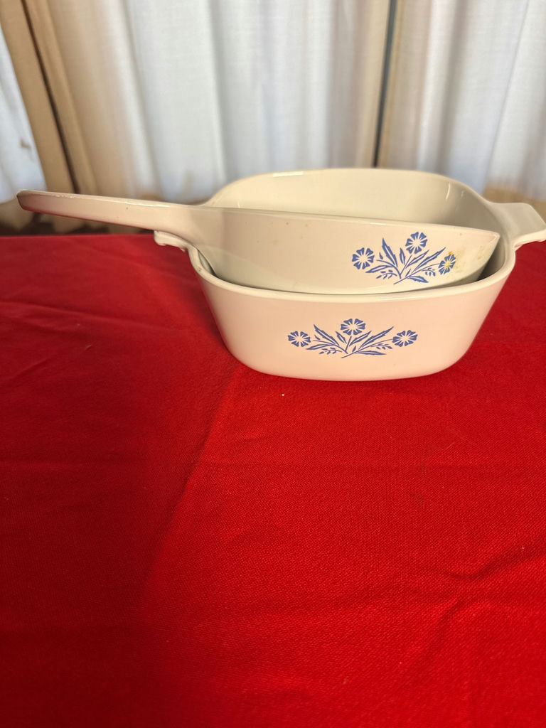 Corning Ware Blue Cornflower Baking Dish and Skillet - image 1 of 4