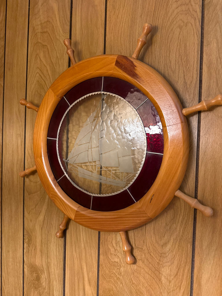 Nautical Ship Wheel Wall Decor - image 1 of 2