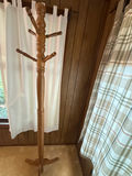 Wooden freestanding coat rack with multiple hooks - thumbnail 2 of 2