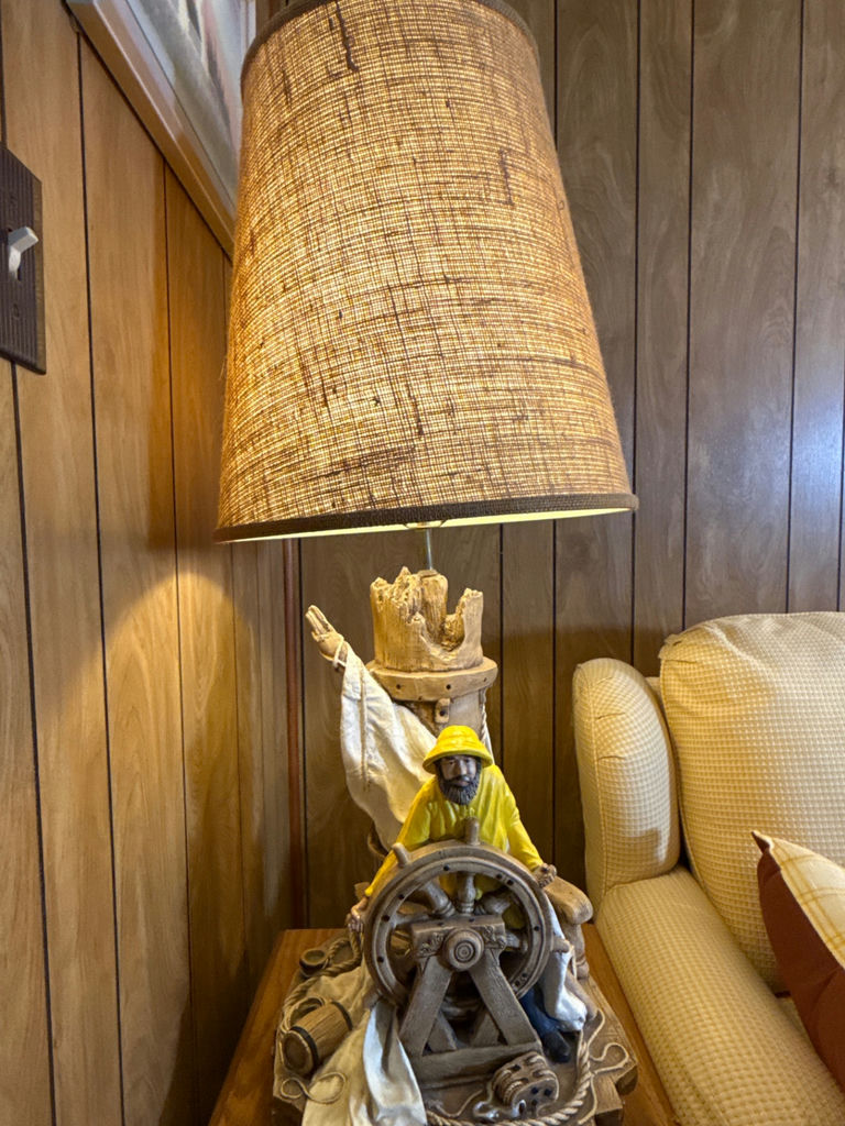 Nautical Fisherman Table Lamp - image 1 of 3