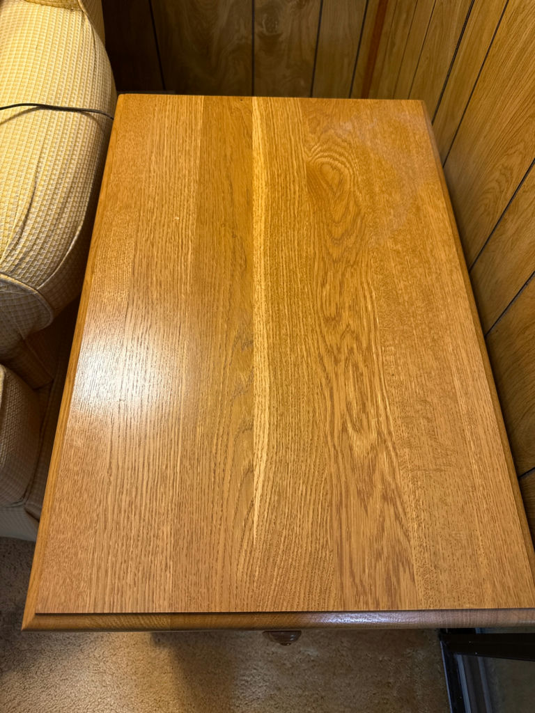 Wooden Three-Drawer End Table - image 2 of 2