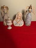 Religious Figurines and Decorative Porcelain Urn - thumbnail 1 of 4