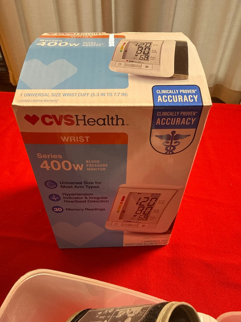 CVS Health Wrist Blood Pressure Monitor with Cuff - image 2 of 2