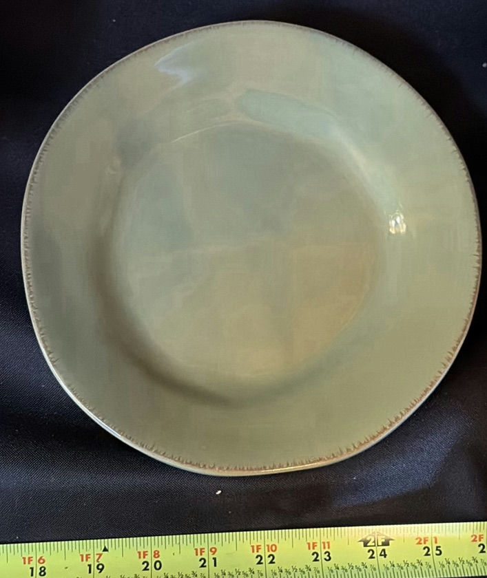 Colorful ceramic Pier One dinner plates (red, blue, yellow, and green) - image 6 of 9