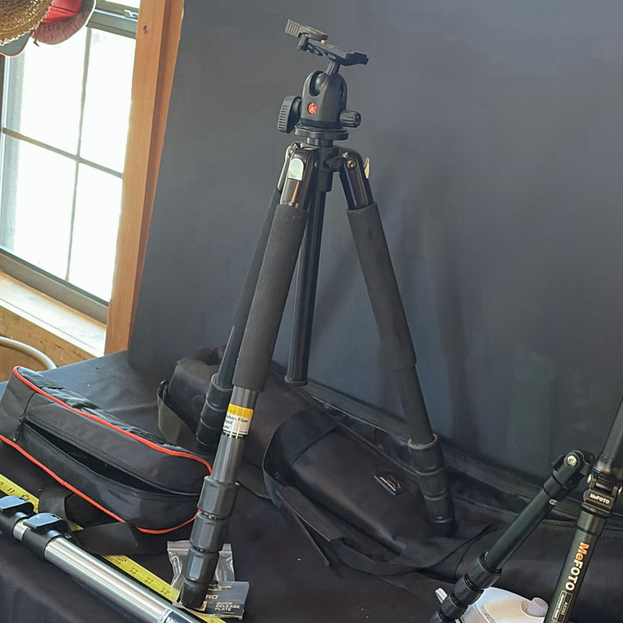Tripods and camera supports with carrying cases and a Rowenta garment steamer - image 12 of 14