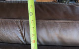 Brown Leather Loveseat - thumbnail 8 of 11