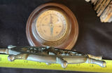 Nautical decorative items with ship wheel, bucket, and glass bottle - thumbnail 3 of 9