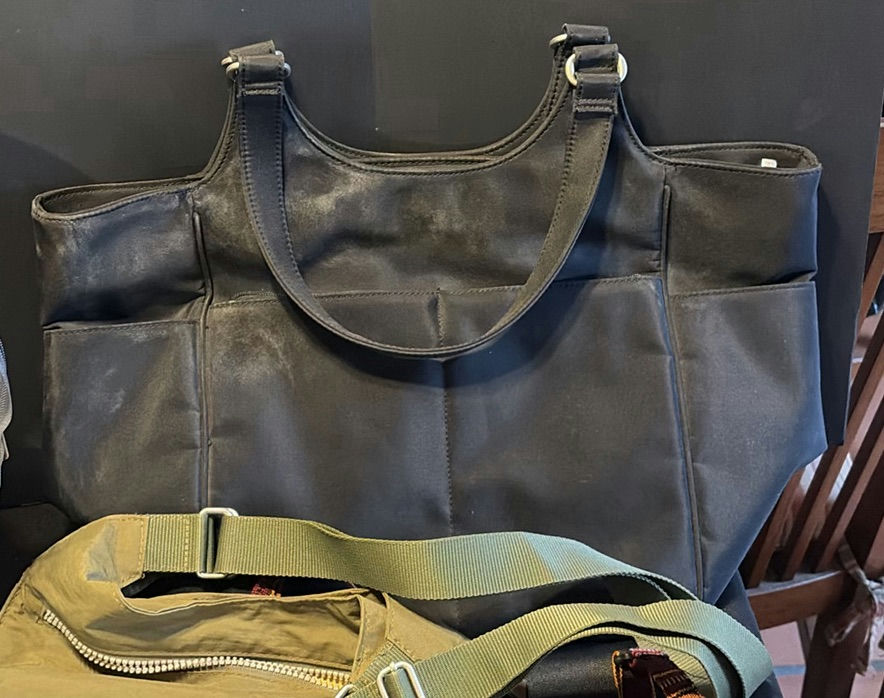 Assorted handbags and accessories with a teddy bear - image 12 of 12