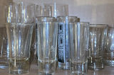 Assorted Clear Glass Drinking Glasses - thumbnail 1 of 7
