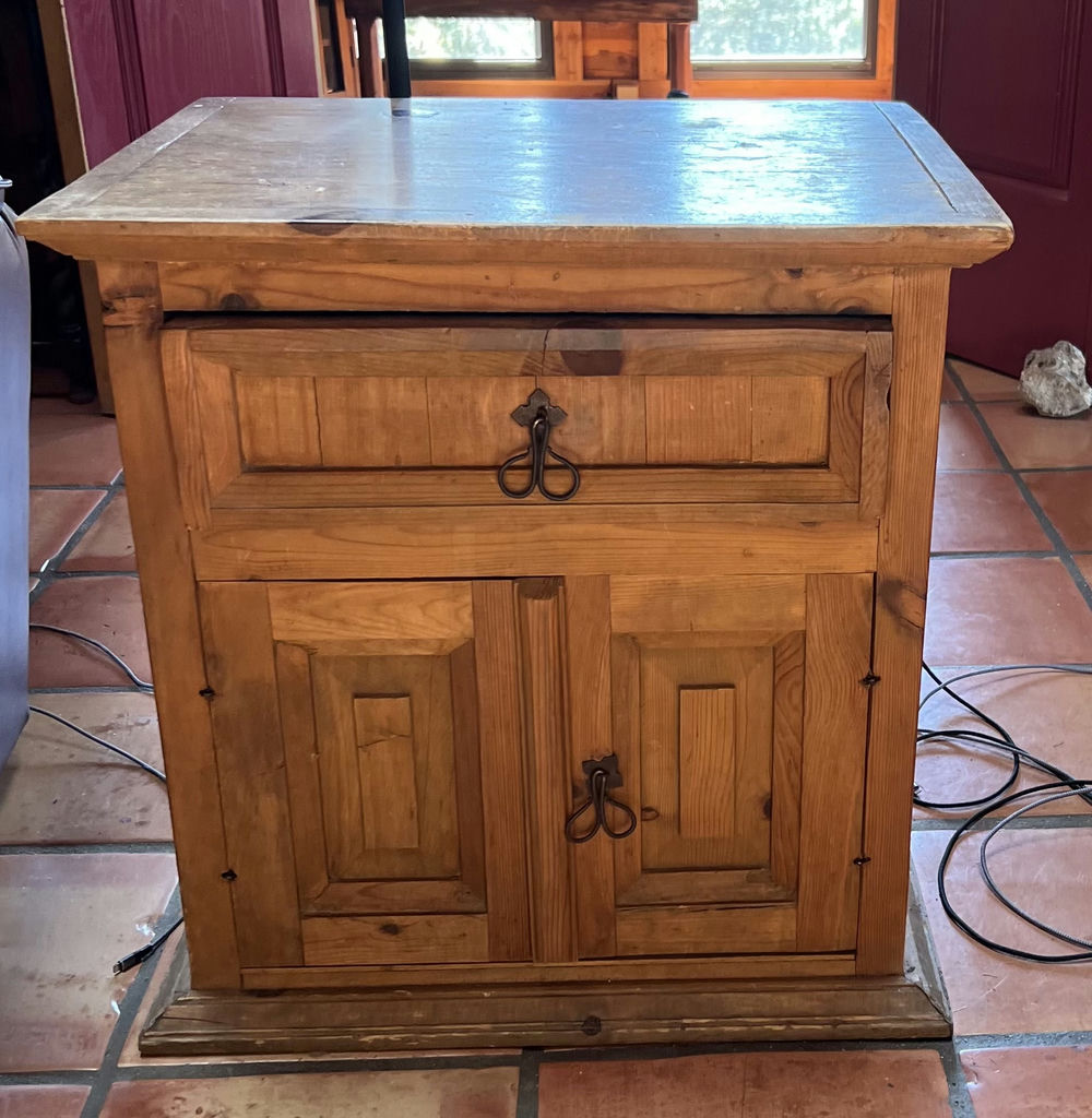 Wooden Cabinet with Drawer - image 1 of 1