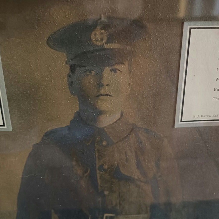 WWI Memorial Framed Portrait and Plaques - image 8 of 10