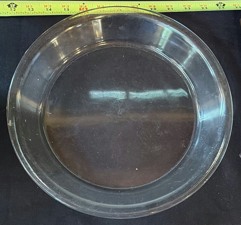 Vintage wooden containers glass plates and metal cookware - image 4 of 10
