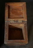 Brass oil lamp with glass shade and two wooden keepsake boxes - thumbnail 5 of 11