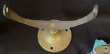 Antique Brass Oil Lamp with Crescent Arm and Accessories - thumbnail 8 of 11