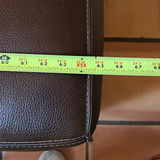 Brown Leather Loveseat - thumbnail 4 of 11