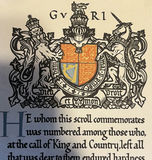 World War I Memorial Scroll with Royal Crest and Buckingham Palace Packaging - thumbnail 3 of 8