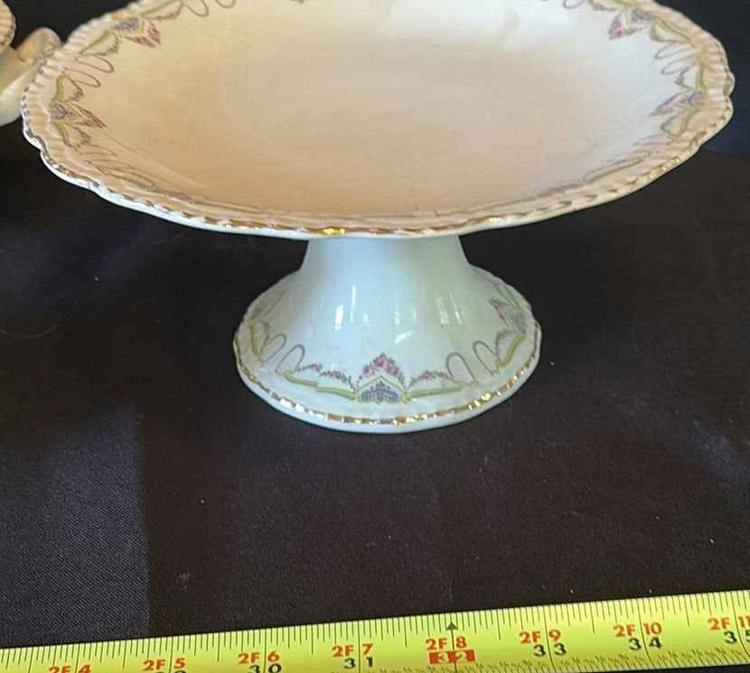 Vintage John Maddock & Sons Celadon Tureen and Serving Set - image 10 of 12