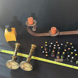 Assorted fragrance bottles, diffuser, and decorative candlesticks - thumbnail 13 of 13