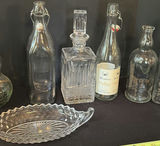 Assorted glass bottles, decanters and crystal dishware - thumbnail 3 of 11