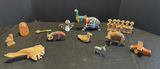 Assorted wooden carvings and beaded figurines - thumbnail 1 of 15